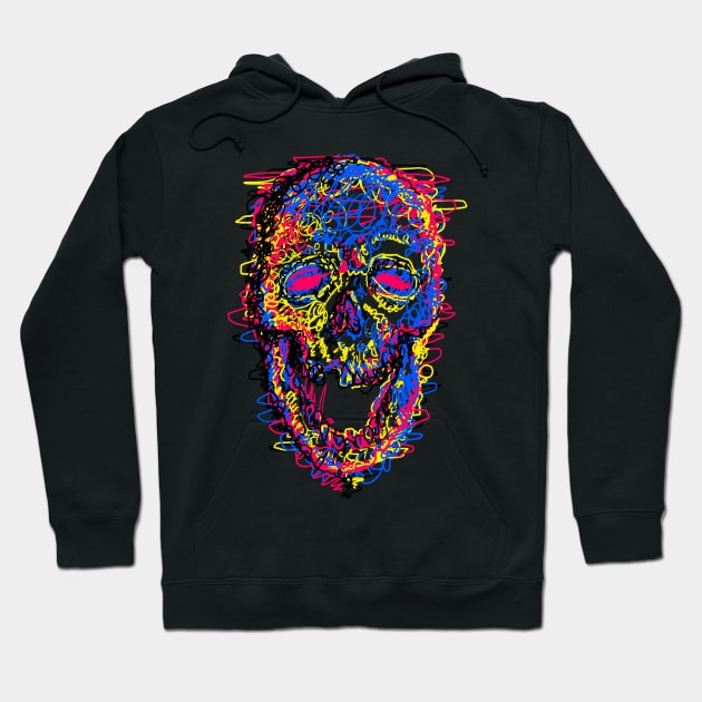 Skull Kid Draw Hoodie by quilimo